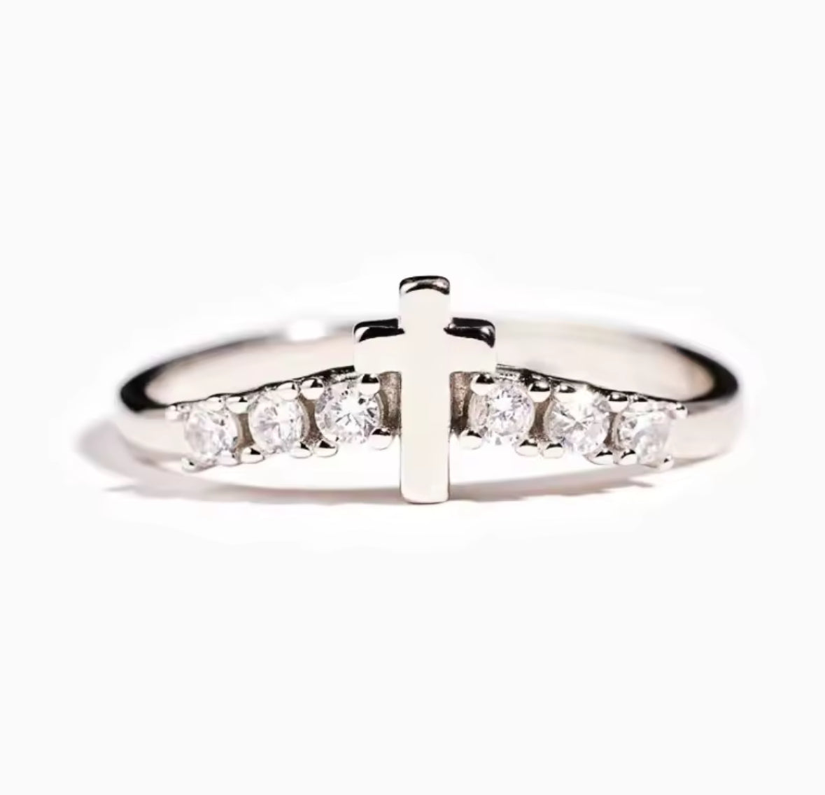Eternity Cross Ring