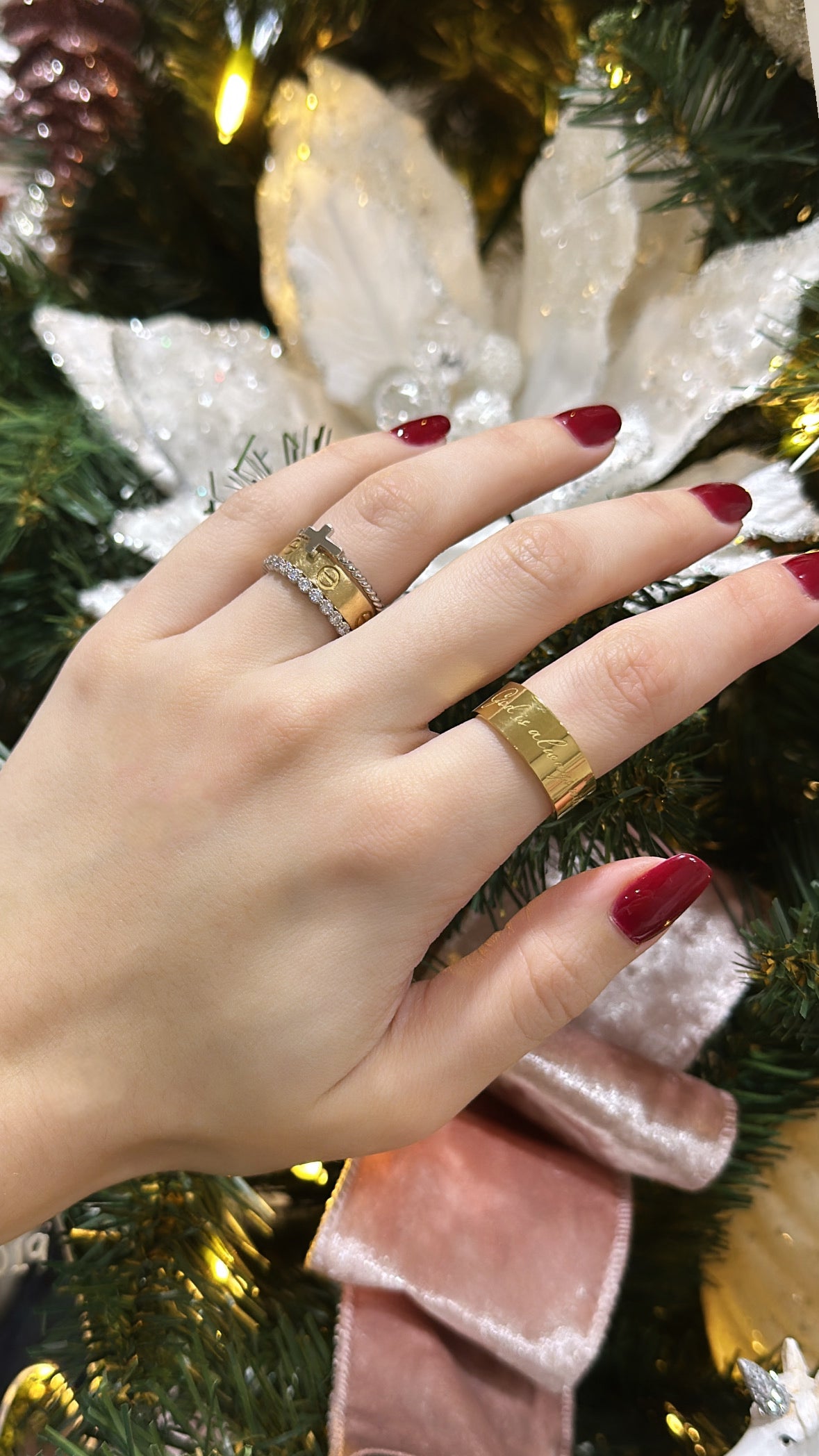 Twisted Cross Band Set