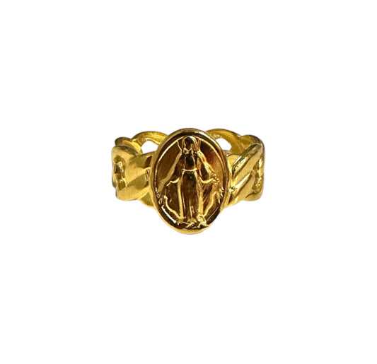 The Virgin Mary Chain Ring - Gold