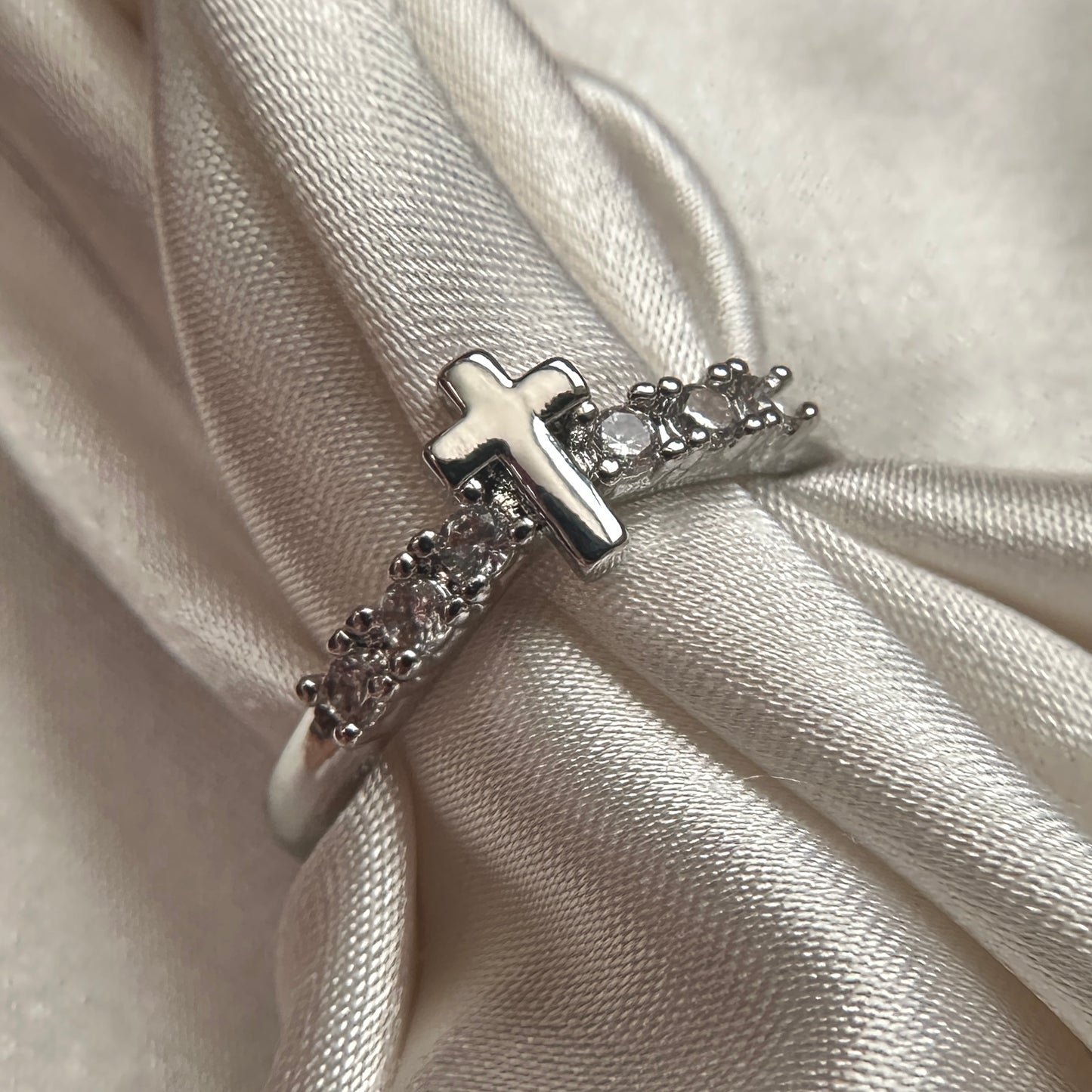 Eternity Cross Ring