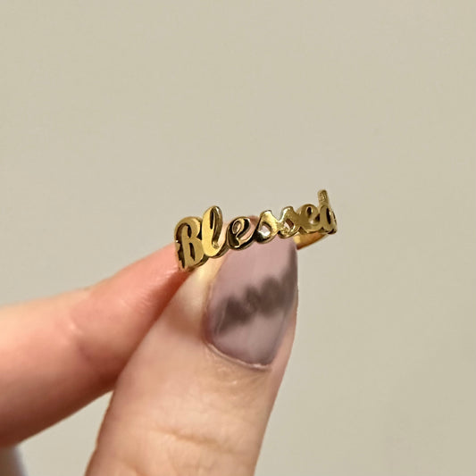 Golden Blessed Ring