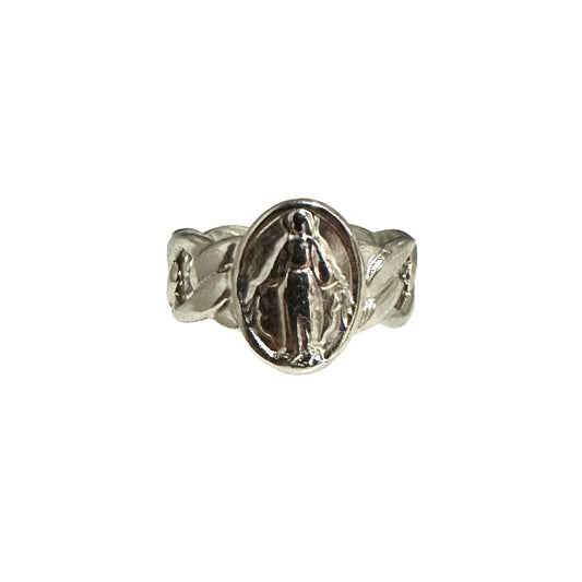 (The Virgin Mary Chain Ring - Silver